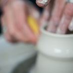 Juliet Macleod in her studio 2018